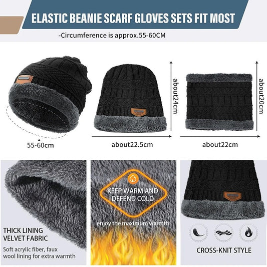 2-in-1 Muffler Cap with Neck Warmer