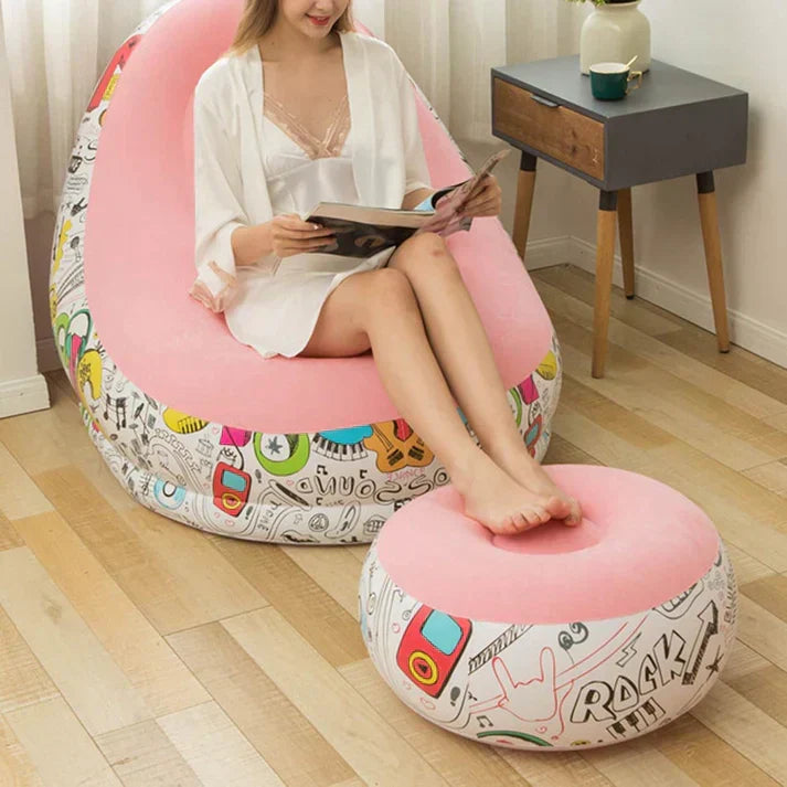 Portable Inflatable Air Sofa – Lightweight Travel & Outdoor Lounge